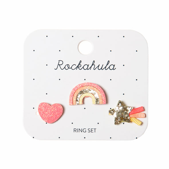 Rockahula Miami Rainbow Ring Set -Just too Sweet - Babies and Kids Concept Store