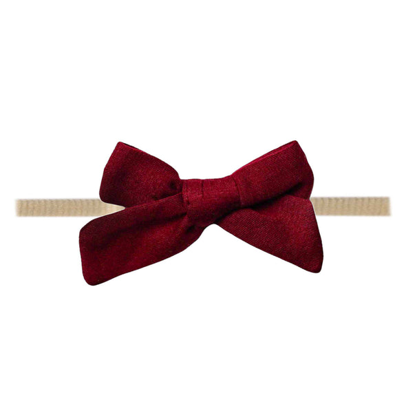 Copper Pearl Classic Nylon Bow | Ruby -Just too Sweet - Babies and Kids Concept Store