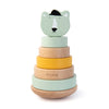 Trixie Wooden Stacking Toy | Mr. Polar Bear -Just too Sweet - Babies and Kids Concept Store