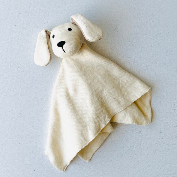 Viverano Organics Organic Baby Lovey Security Blanket Cuddle Cloth | Dog -Just too Sweet - Babies and Kids Concept Store