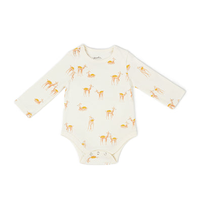 Pehr Organic Shoulder Snap One-Piece | Follow Me Deer -Just too Sweet - Babies and Kids Concept Store