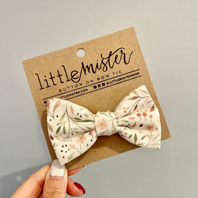 Little Mister Baby Toddler & Boy Bow Tie | Watercolor Floral -Just too Sweet - Babies and Kids Concept Store