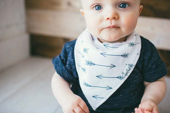 Copper Pearl Organic Baby Bandana Bibs Set | Archer (4-pack) -Just too Sweet - Babies and Kids Concept Store