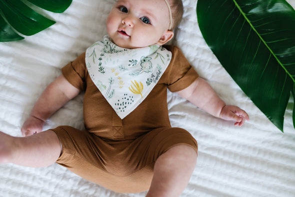 Copper Pearl Organic Baby Bandana Bibs Set | Aussie (4-pack) -Just too Sweet - Babies and Kids Concept Store