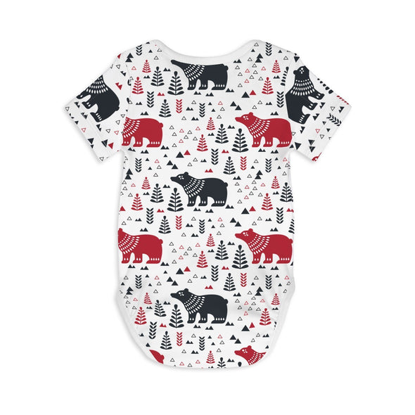 Sleep no more BEAR WITH ME Organic S/S Bodysuit -Just too Sweet - Babies and Kids Concept Store