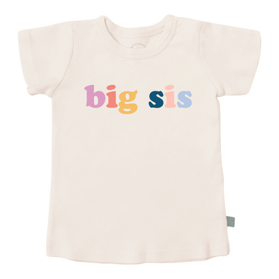 finn+emma Organic S/S Tee | Big Sis -Just too Sweet - Babies and Kids Concept Store