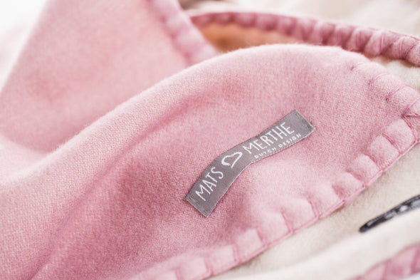 Mats & Merthe Blanket Cradle Cashmere Houses | Baby Pink -Just too Sweet - Babies and Kids Concept Store