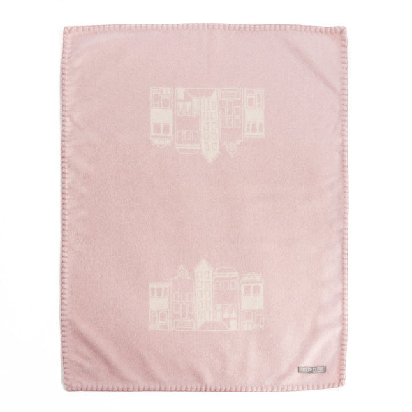 Mats & Merthe Blanket Cradle Cashmere Houses | Baby Pink -Just too Sweet - Babies and Kids Concept Store