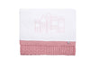 Mats & Merthe Blanket cradle cotton houses | Rose Pink -Just too Sweet - Babies and Kids Concept Store