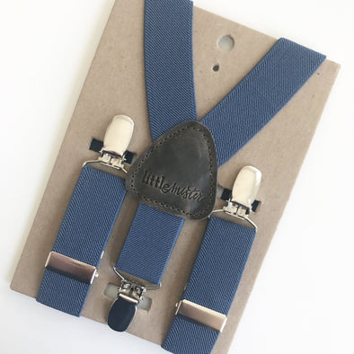 Little Mister BLUE Baby Toddler & Boy Suspender -Just too Sweet - Babies and Kids Concept Store