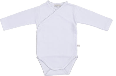 Mats & Merthe Body L/S Bodysuit | White -Just too Sweet - Babies and Kids Concept Store