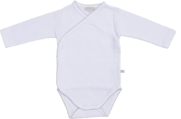 Mats & Merthe Body L/S Bodysuit | White -Just too Sweet - Babies and Kids Concept Store