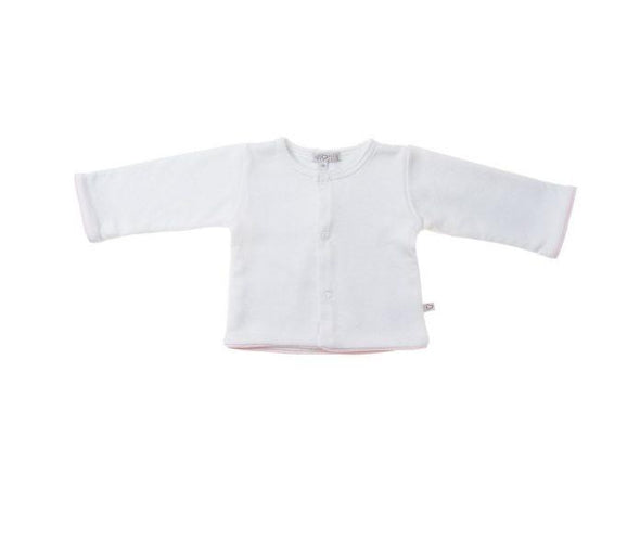 Mats & Merthe Cardigan with Bow | White -Just too Sweet - Babies and Kids Concept Store