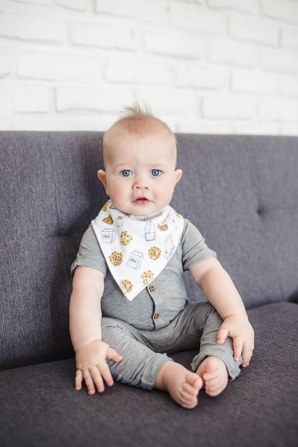 Copper Pearl Organic Baby Bandana Bibs Set | Chip (4-pack) -Just too Sweet - Babies and Kids Concept Store