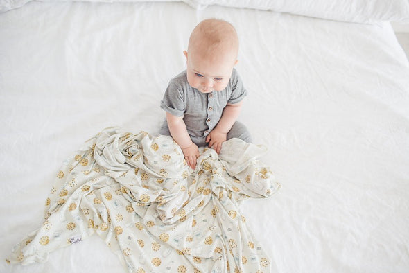 Copper Pearl Knit Swaddle Blanket | CHIP -Just too Sweet - Babies and Kids Concept Store