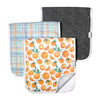 Copper Pearl Burp Cloths Set | Citrus (3-pack) -Just too Sweet - Babies and Kids Concept Store