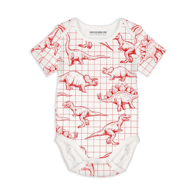 Sleep no more DINOMITE Organic S/S Bodysuit -Just too Sweet - Babies and Kids Concept Store