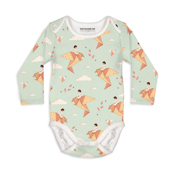 Sleep no more DREAMS DO COME TRUE IF ONLY WE WISHED HARD ENOUGH Organic L/S Bodysuit -Just too Sweet - Babies and Kids Concept Store