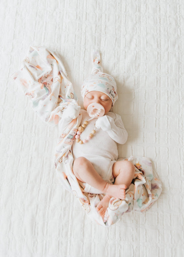 Copper Pearl Knit Swaddle Blanket | Enchanted -Just too Sweet - Babies and Kids Concept Store