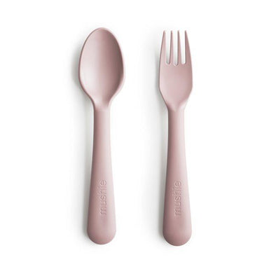 Mushie Fork & Spoon | Blush -Just too Sweet - Babies and Kids Concept Store