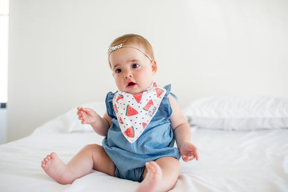 Copper Pearl Organic Baby Bandana Bibs Set | Georgia (4-pack) -Just too Sweet - Babies and Kids Concept Store