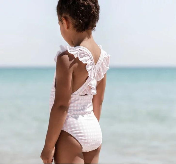 Willow Swim Gracie | In Peachy Gingham -Just too Sweet - Babies and Kids Concept Store