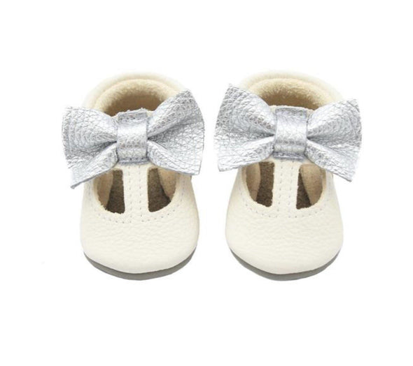 Little Lambo Handcrafted Moccasins | Mary Jane White -Just too Sweet - Babies and Kids Concept Store
