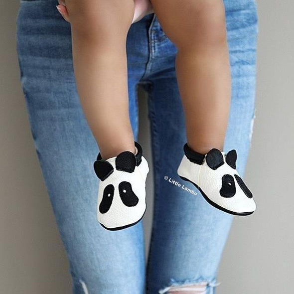 Little Lambo Handcrafted Moccasins | Panda -Just too Sweet - Babies and Kids Concept Store