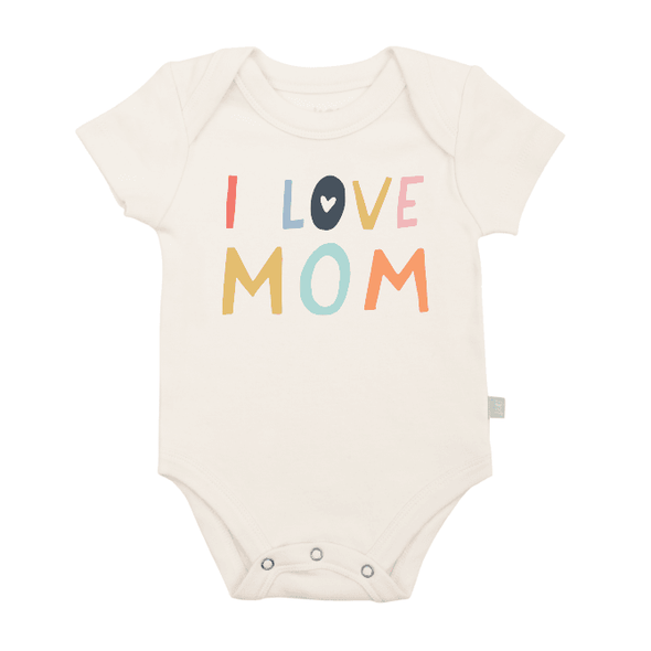 finn+emma Organic S/S Bodysuit | I Love Mom -Just too Sweet - Babies and Kids Concept Store