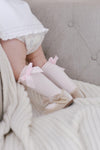 Petite Maison Kids Ribbed Knee High Socks With Bows -Just too Sweet - Babies and Kids Concept Store