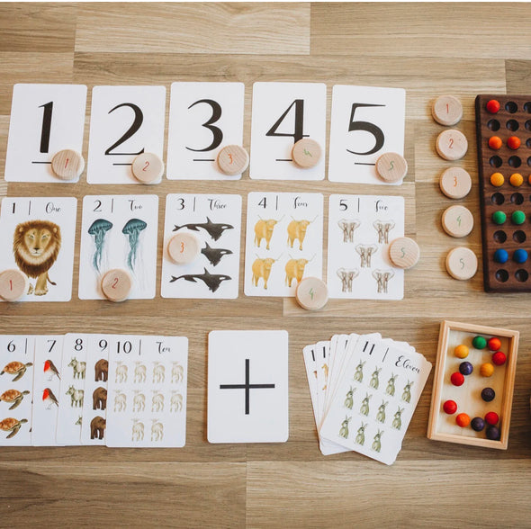 Jo Collier Designs "Nature's 123" Flashcards -Just too Sweet - Babies and Kids Concept Store
