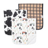 Copper Pearl Burp Cloths Set | Jo (3-pack) -Just too Sweet - Babies and Kids Concept Store