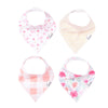 Copper Pearl Organic Baby Bandana Bibs Set | June (4-pack) -Just too Sweet - Babies and Kids Concept Store