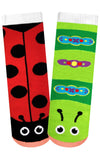 Pals Kids Mismatched Socks | Ladybug & Caterpillar -Just too Sweet - Babies and Kids Concept Store