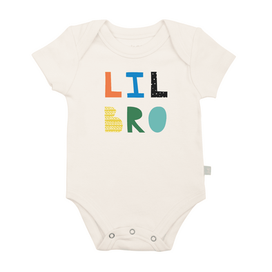 finn+emma Organic S/S Bodysuit | Lil Bro -Just too Sweet - Babies and Kids Concept Store