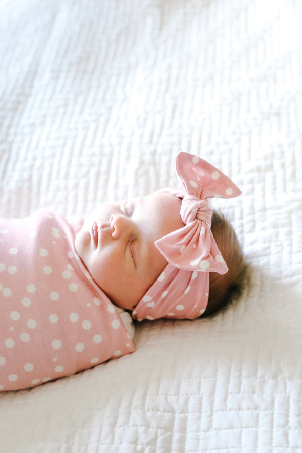 Copper Pearl Knit Swaddle Gift Set | Lucy -Just too Sweet - Babies and Kids Concept Store