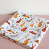 The Fox In The Attic Muslin Swaddle Blanket | Bunny -Just too Sweet - Babies and Kids Concept Store