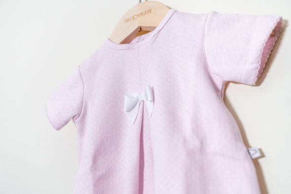 Mats & Merthe New Baby Short Sleeve Dress | Soft Pink -Just too Sweet - Babies and Kids Concept Store
