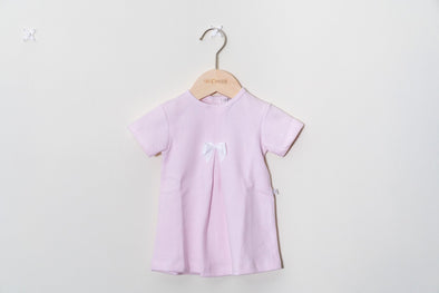 Mats & Merthe New Baby Short Sleeve Dress | Soft Pink -Just too Sweet - Babies and Kids Concept Store