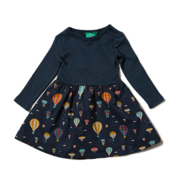 Little Green Radicals Organic Higher Ground Little L/S Twirler Dress -Just too Sweet - Babies and Kids Concept Store