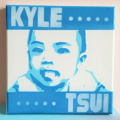 POPDUCTION PopArt Handmade Spray Painting | 20x20cm -Just too Sweet - Babies and Kids Concept Store