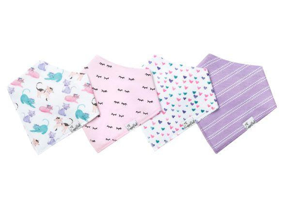 Copper Pearl Organic Baby Bandana Bibs Set | Sassy (4-pack) -Just too Sweet - Babies and Kids Concept Store
