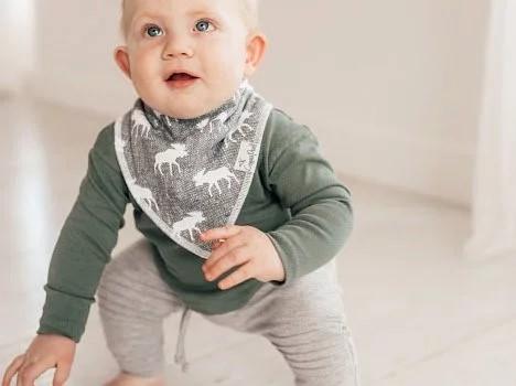 Copper Pearl Organic Baby Bandana Bibs Set | Scout (4-pack) -Just too Sweet - Babies and Kids Concept Store