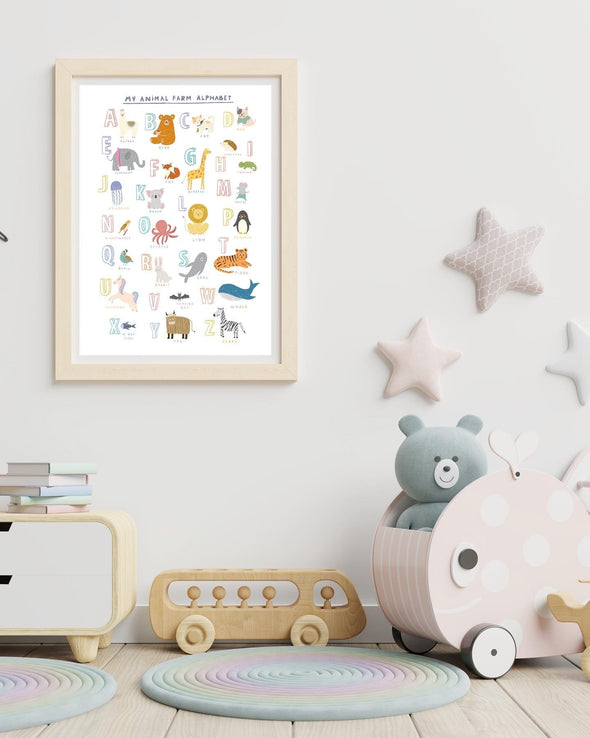 Kalibunny The animal farm alphabet print -Just too Sweet - Babies and Kids Concept Store