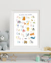 Kalibunny The animal farm alphabet print -Just too Sweet - Babies and Kids Concept Store