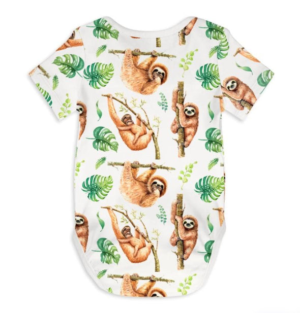 Sleep no more THE BAGS UNDER MY EYES ARE PRADA Organic S/S Bodysuit -Just too Sweet - Babies and Kids Concept Store