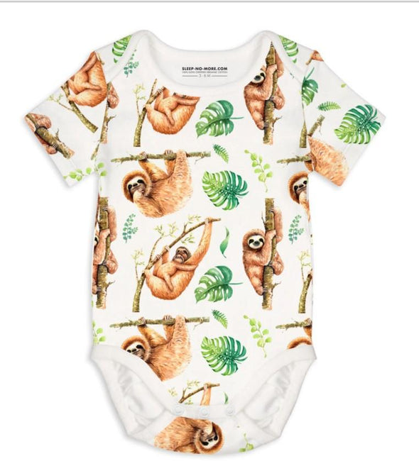 Sleep no more THE BAGS UNDER MY EYES ARE PRADA Organic S/S Bodysuit -Just too Sweet - Babies and Kids Concept Store