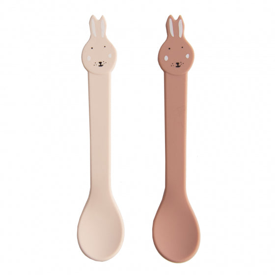 Trixie Silicone Spoon | Mrs. Rabbit (2-pack) -Just too Sweet - Babies and Kids Concept Store