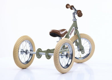 Trybike Trybike Steel 2-in-1 | Vintage Green -Just too Sweet - Babies and Kids Concept Store