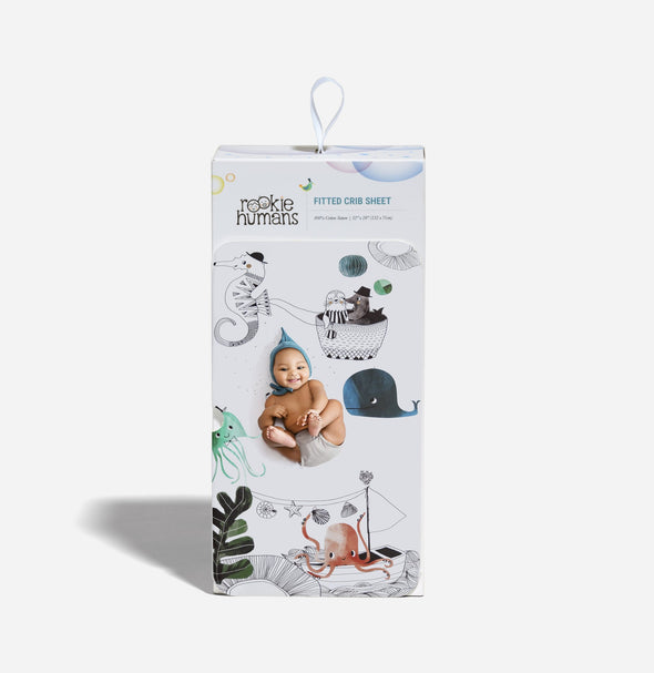 Rookie Humans Crib Sheet | Underwater Love -Just too Sweet - Babies and Kids Concept Store